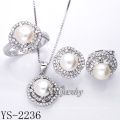Ensemble de perles de bijoux en argent sterling / Argent 925 (YS-2236)